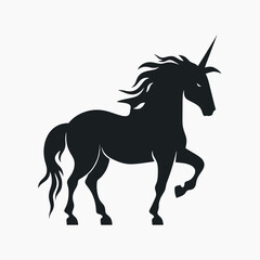 Obraz premium rawpixeloffice6_a_black_silhouette_full_body_unicorn_logo_icon__db9cc9b3-c2cb-463a-b7e5-91c5cdac618c-p