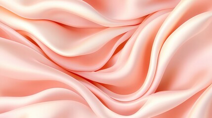 Obraz premium Abstract Pastel Pink Fabric Texture Soft Silk Drape Elegant Background