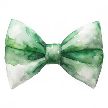 recommend clip art: Saudi Arabia flag bow tie. illustration of watercolor ribbon bow 