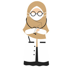 Woman Muslim Doctor