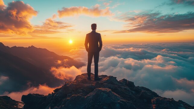 Successful business leader sharing their insights, inspiring others to reach new heights