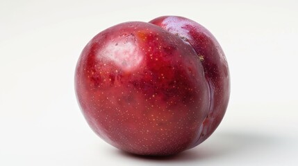 Obraz premium A Ripe Red Round Plum