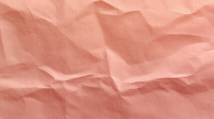 Fototapeta premium Pink Crumpled Paper Texture for Creative Projects