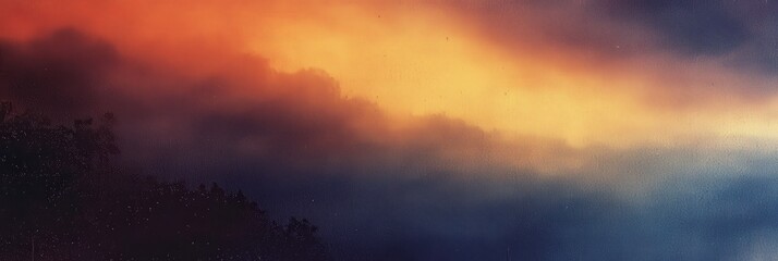 Fototapeta premium Colorful Gradient Background with Blending Edges