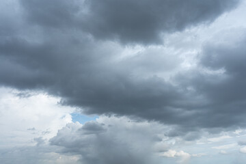 Dramatic stormy sky with dark clouds gathering, a breathtaking timelapse of nature's power
