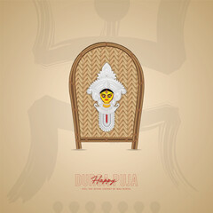 Happy Durga Puja, Goddess Durga, Maa Durga Face, Durga Puja Poster, Durga Puja, Sale, Offer, Durga. Face, frame. Story, Durga Puja Banner, border, Durga Puja post, Banner,   
