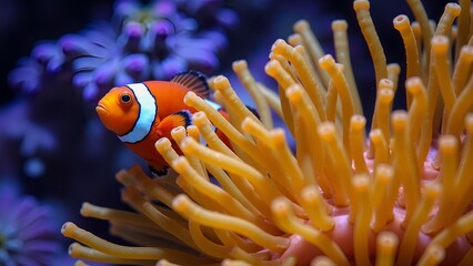 Clownfish and anemone