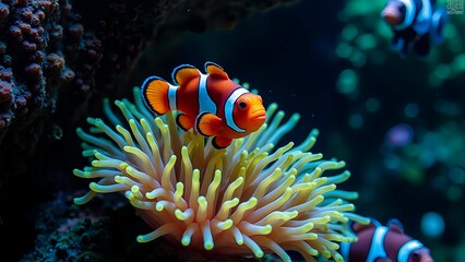 Clownfish and anemone