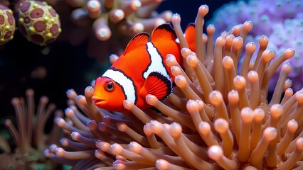 Clownfish and anemone