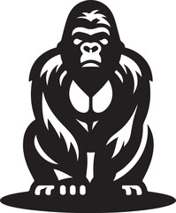 gorilla icon design