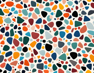 Fototapeta premium Colorful Classic Terrazzo Texturae background