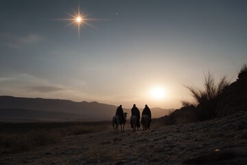 Holy arrival: Nativity of Jesus represents a profound moment in history, divine grace enters world, symbolizing peace and joy through birth of the Savior in a simple manger setting.