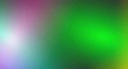 Abstract color gradient purple green grainy color gradient background dark abstract backdrop banner poster card wallpaper website header design