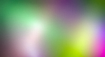 Abstract color gradient pink purple green yellow blue grainy color gradient background dark abstract backdrop banner poster card wallpaper website header design