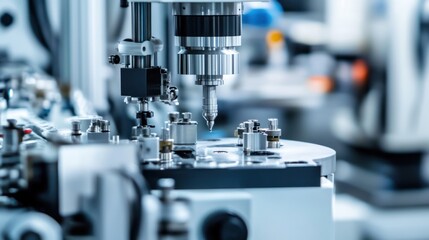 Customized production setup with machines and tools tailored for personalized products, emphasizing uniqueness and flexibility.