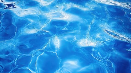 Calm Water Ripples in a Swimming Pool