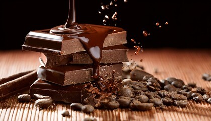 Obraz premium Unwrap the joy of chocolate bliss. 