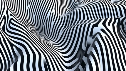Thin black curved lines arranged in overlapping wave patterns