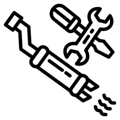 muffler, fumes, emission, pipe, noise