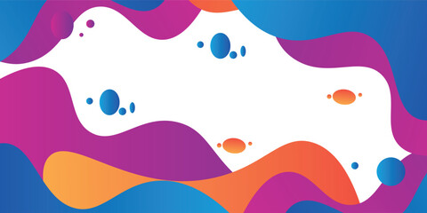 Summer background and banner with water, splash and waves in vector abstract shape. vector ilustration