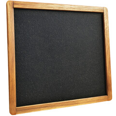 Fototapeta premium A felt board with a blank surface for letters. png, transparent background.