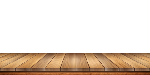a close-up of a wooden surface with a black background. The texture of the wooden planks is visible. isolated on a transparent background