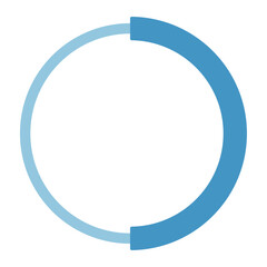 Fototapeta premium percentage diagram icon 