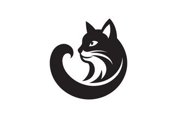 Black Cat Logo vectors.