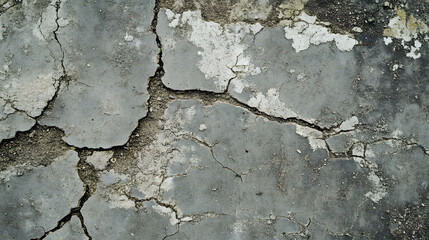 Obraz premium Closeup of Cracked Concrete Texture