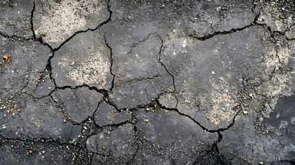 Obraz premium Closeup of Cracked Concrete Texture