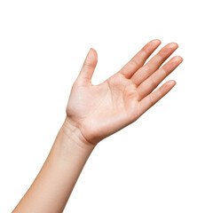 A close-up of an open hand palm up, showcasing grace and invitation in a gesture.