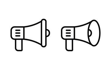 Megaphone icon, megaphone sign vector