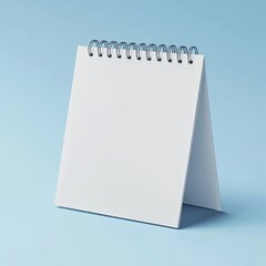 Blank desk calendar for design concept