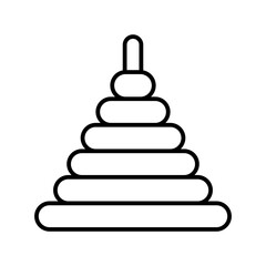 kids toy line icon