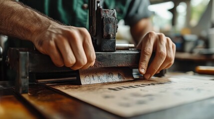 春の結婚式招待状に使われる伝統的な日本の活版印刷