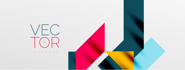 Dynamic lines and triangles. Vector Illustration For Wallpaper, Banner, Background, Card, Book Illustration, landing page