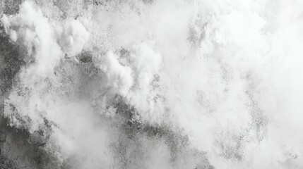 A soft, ethereal cloud of white vapor fills the frame, creating a dreamy and serene atmosphere perfect for various designs.