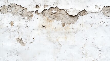 Obraz premium A textured wall with peeling paint and cracks, showcasing a weathered and rustic appearance suitable for various design projects.