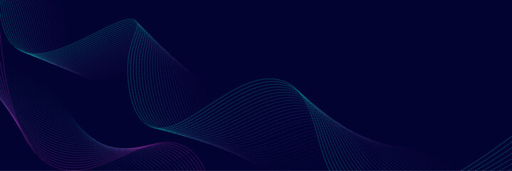 Dynamic Deep Blue and Electric Cyan Particle Flowing Wave Design, Ideal for Modern Tech Backgrounds, Perfect for Digital Art, Futuristic Interfaces, and Sophisticated Website Visuals