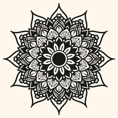 mandala classic design coloring for adult