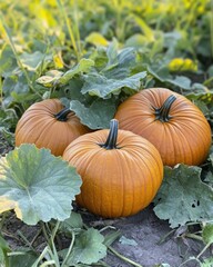 Pumpkin with her three offspring