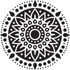 Boho Mandala, Mandala Design, Spiritual Symbol Round Ornament