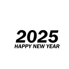 Cheerful New Year 2025 text plan. Front of business journal for 2025 new year with wishes. Blissful New Year 2025 Plan Layout. Present day Plan for Schedules, Greeting, Hello Card, and Occasions plan