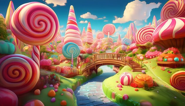 Candy Land Landscape