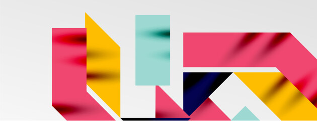 Minimal composition abstract lines and triangles background. Vector Illustration For Wallpaper, Banner, Background, Card, Book Illustration, landing page