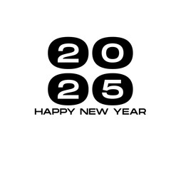 Cheerful New Year 2025 text plan. Front of business journal for 2025 new year with wishes. Blissful New Year 2025 Plan Layout. Present day Plan for Schedules, Greeting, Hello Card, and Occasions plan