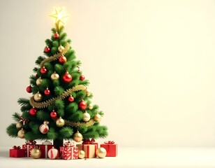 christmas tree with gifts