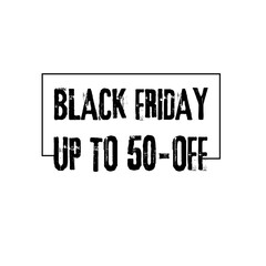 Black Friday sale landing page template with blue purple and black balloons and gift box
