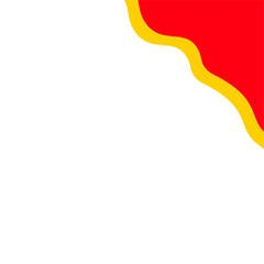 Gold Red Certificate Corner Border