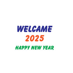 Cheerful New Year 2025 text plan. Front of business journal for 2025 new year with wishes. Blissful New Year 2025 Plan Layout. Present day Plan for Schedules, Greeting, Hello Card, and Occasions plan